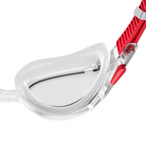 Preview: Speedo Biofuse 2.0 Goggles Adults - Fed Red/Silver/Cl