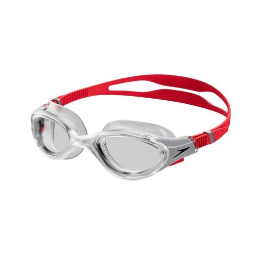 Preview: Speedo Biofuse 2.0 Goggles Adults - Fed Red/Silver/Cl