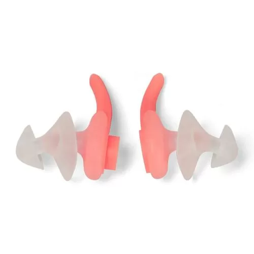 Speedo NEW Biofuse Earplug Accessories - Clear/Fluro Tange