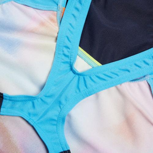Preview: Speedo Digi Placement Splashback Swimwear Female Junior/Kids - True Navy, Picton Blue, Siren Red, Lemon