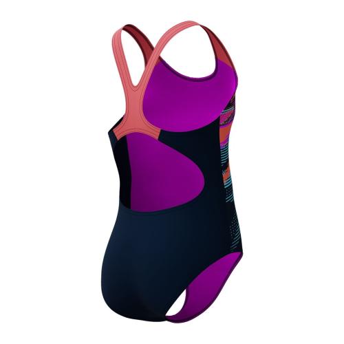 Preview: Speedo Digi Placement Splashback Swimwear Female Junior/Kids - Coral Sands