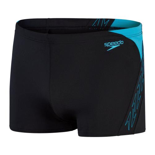 Preview: Speedo Hyper Boom Splice Aquashort Male Adult - Black/Bolt