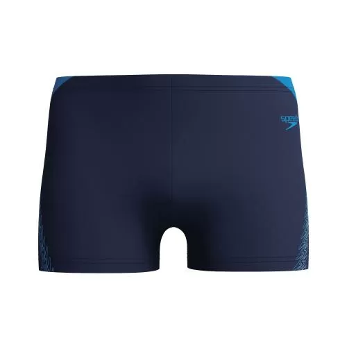 Speedo Hyperboom Splice Aquashort Swimwear Male Adult - Peacoat/Lagoon Blue