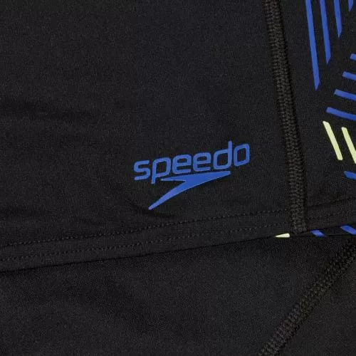 Speedo Tech Panel Aquashort Male Adult - Black/Chroma Blue