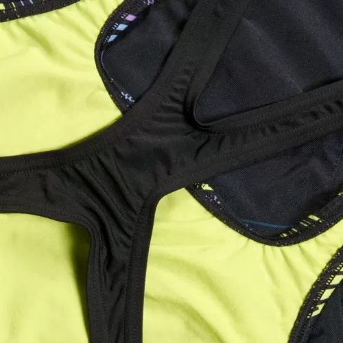 Speedo Digital Printed Medalist Swimwear Female Adult - Black