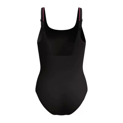 Speedo Solid Contour Eclipse 1pc Swimwear Female Adult - Anthracite/Ruby