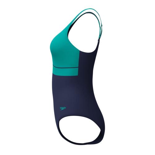 Speedo Solid Contour Eclipse 1pc Swimwear Female Adult - Peacock Teal/Peacoat