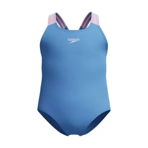 Speedo Solid Medalist 1pc Swimwear Female Infant/Toddler - Periwinkle Blue