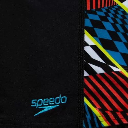 Speedo Digital Panel Jammer Swimwear Male Junior/Kids - Black, White, W