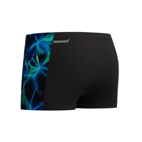 Speedo Print Panel Aquashort Swimwear Male Junior/Kids - Anthracite/Pale Clover