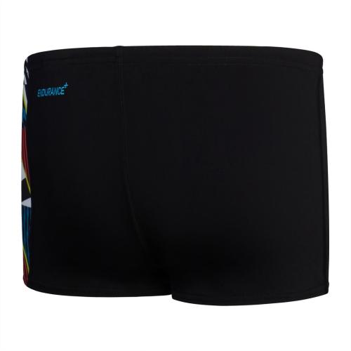 Speedo Digital Panel Aquashort Swimwear Male Junior/Kids - Black, White, W