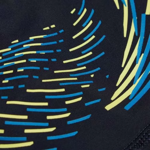 Speedo Plastisol Placement Aquashort Swimwear Male Junior/Kids (6-1 - True Navy/Bondi B