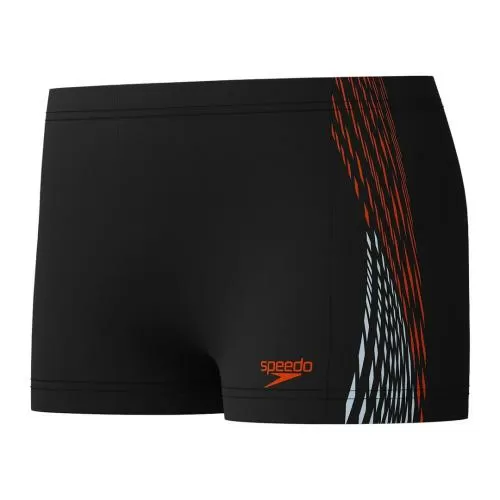 Speedo Plastisol Placement Aquashort Swimwear Male Junior/Kids - Red Ginger
