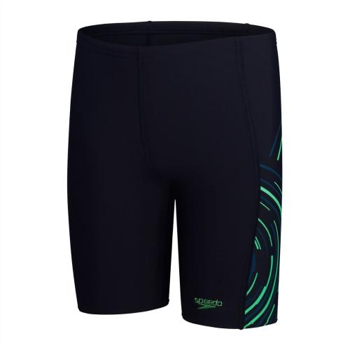 Preview: Speedo Plastisol Placement Jammer Swimwear Male Junior/Kids - True Navy / Har