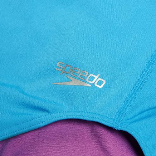 Preview: Speedo Solid Lane Line Back Swimwear Female Teen/Youth - Picton BLue