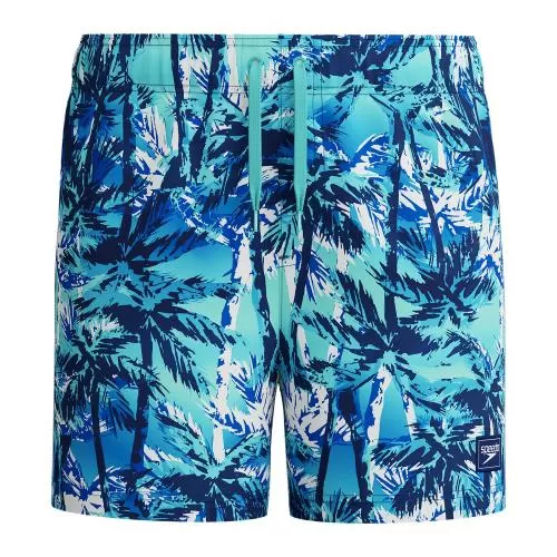Speedo Digi Printed 13" Watershort Watershorts Male Junior/Kids - Turkish Sea