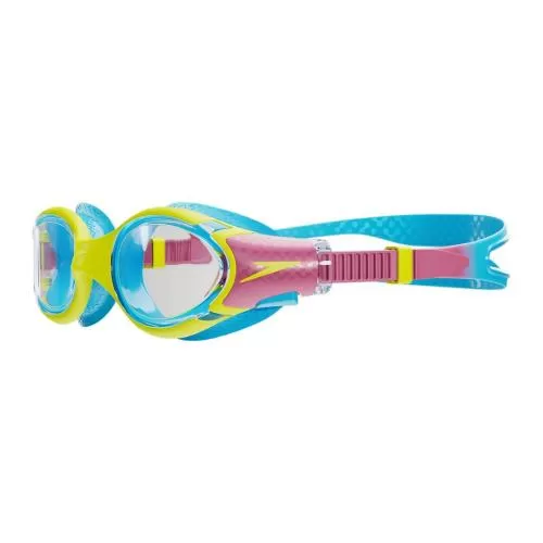 Speedo Biofuse 2.0 Junior Goggles Junior - Lemon Drizzle/Kiki Pink/Picton Blue
