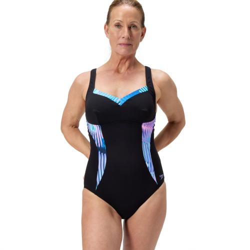 Preview: Speedo Printed Lunaelustre 1pc Swimwear Female Adult - Indigo Glow