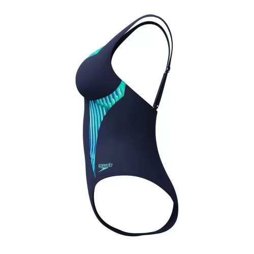 Speedo Printed Lunaelustre 1pc Swimwear Female Adult - Indigo Glow