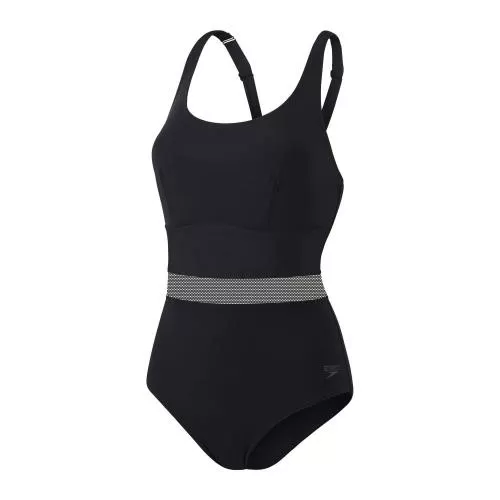 Speedo Badeanzug Shaping LuniaGlow 1 pi Swimwear Female Adult - Black