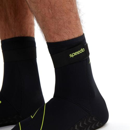 Preview: Speedo Swim Socks Accessoires - BLACK/YELLOW