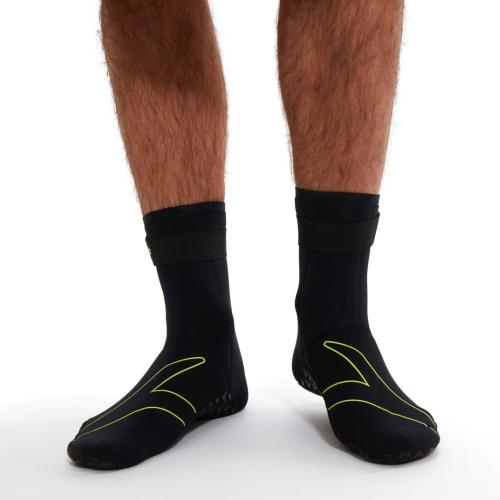 Preview: Speedo Swim Socks Accessoires - BLACK/YELLOW