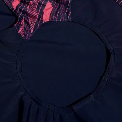 Speedo HyperBoom Splice Muscleback Swimwear Female Junior/Kids - True Navy / Ele