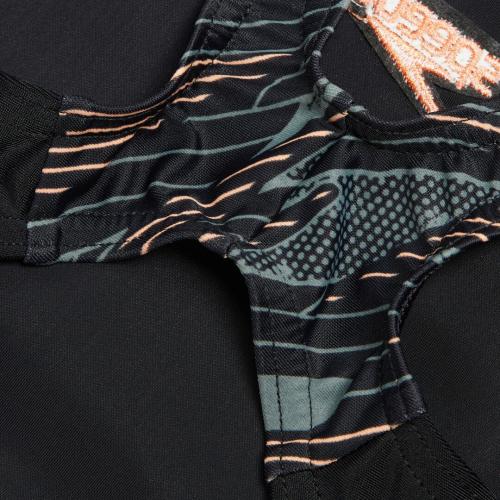 Preview: Speedo HyperBoom Splice Muscleback Swimwear Female Junior/Kids - Black / Country Green / Nectarine