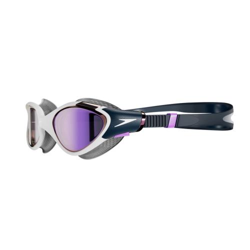 Preview: Speedo Biofuse 2.0 Wo Mirror Goggles Unisex Adult - White/True Navy