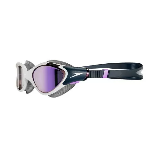 Speedo Biofuse 2.0 Wo Mirror Goggles Unisex Adult - White/True Navy