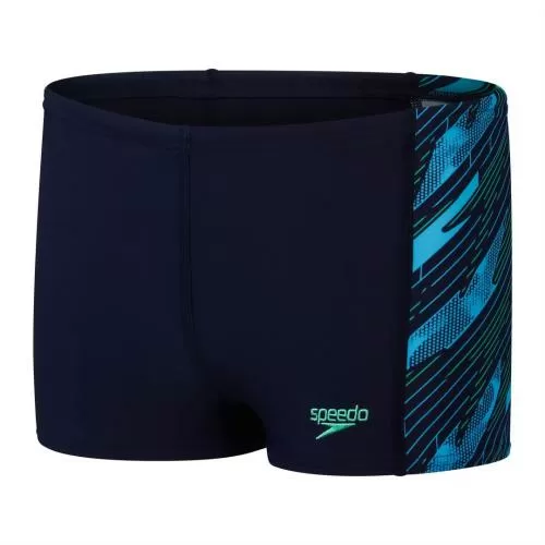 Speedo HyperBoom Panel Aquashort Swimwear Male Junior/Kids - True Navy / Har