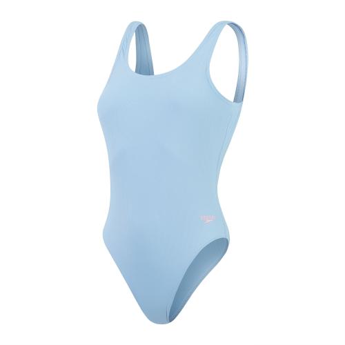 Preview: Speedo Textured Deep U-Back Swimwear Female Adult - Curious Blue