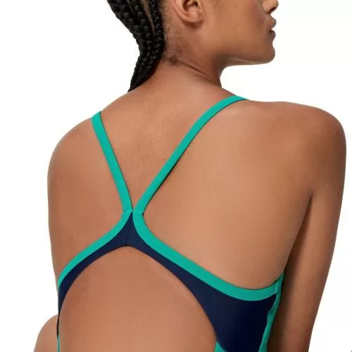 Speedo Solid Racerback 1pc Swimwear Female Adult - Peacock Teal/Peacoat