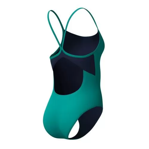 Speedo Solid Racerback 1pc Swimwear Female Adult - Peacock Teal/Peacoat