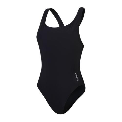 Preview: Speedo Solid Scoop with Mesh 1 Pc Swimwear Female Adult - Anthracite 19-4