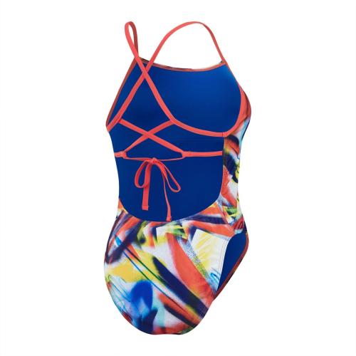 Preview: Speedo Allover Digital Lattice Tie-Ba Swimwear Female Adult - Watermelon, Tru