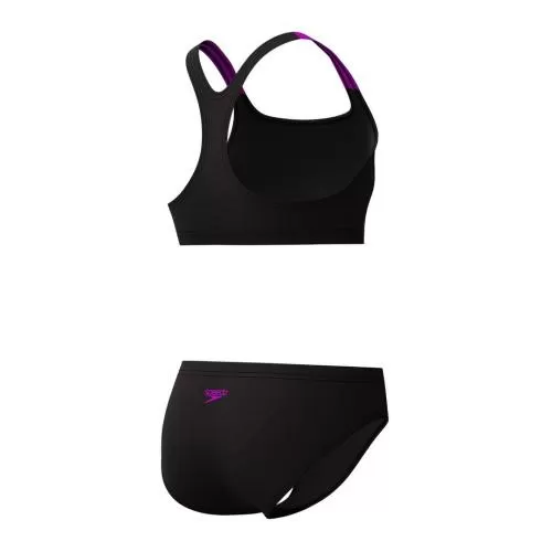 Speedo Medley Logo 2PC Swimwear Female Junior/Kids - Diva