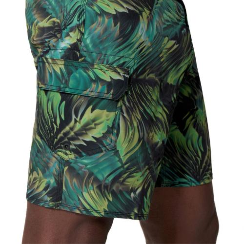 Preview: Speedo Print Lookout Boardshort 18" Watershorts Male Adult - Anthracite/Deep Olive