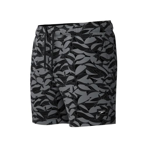 Speedo Print Redondo Edge Volley 16" Watershorts Male Adult - Anthracite/Grey Lead