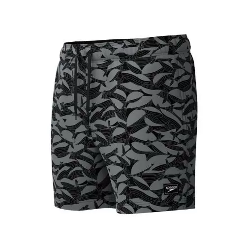 Speedo Print Redondo Edge Volley 16" Watershorts Male Adult - Anthracite/Grey Lead