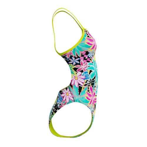 Speedo Printed V-Back Swimwear Female Adult - Tropicana- Black