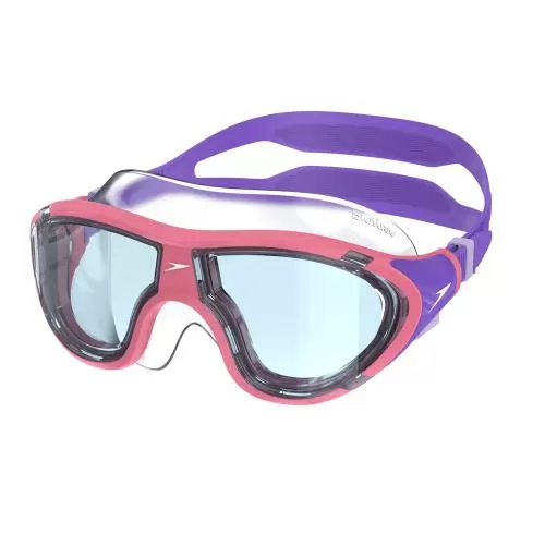 Speedo Biofuse 2.0 Mask Junior Goggles Junior - Pink Lemonade / Steel