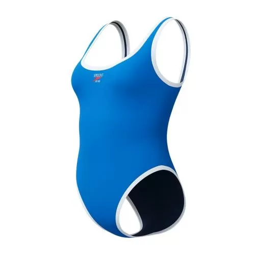 Speedo Solid Bound Scoop 1 Pc Swimwear Female Adult - Turkish Sea