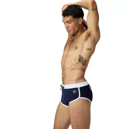 Speedo Jetstream Retro Logo Brief Swimwear Male Adult - Peacoat