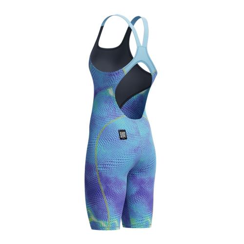 Speedo Fastskin HyperSpark Openback K Race Female Adult - Under Current/Sugar Blue