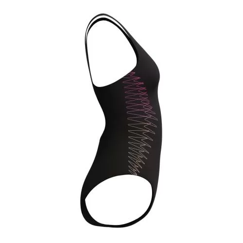Speedo Placement Muscleback Swimwear Female Adult - Anthracite