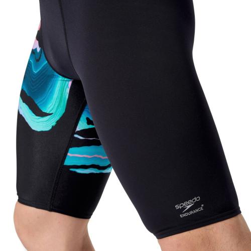 Preview: Speedo Placement Printed Jammer Swimwear Male Adult - Canyon Ombre/Black