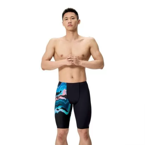 Speedo Placement Printed Jammer Swimwear Male Adult - Canyon Ombre/Black