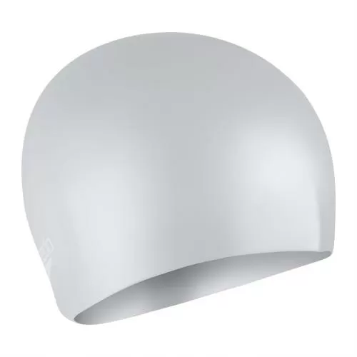 Speedo Long Hair Cap Swim Caps Adults - Silver