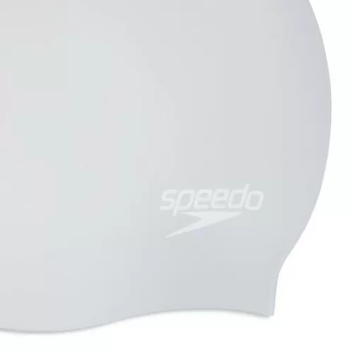 Speedo Long Hair Cap Swim Caps Adults - Silver